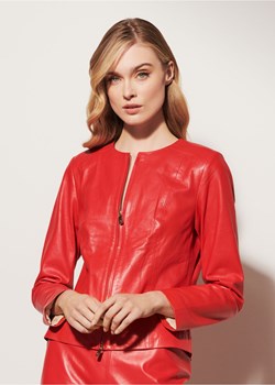 Czerwona kurtka damska ze skóry naturalnej ze sklepu OCHNIK w kategorii Kurtki damskie - zdjęcie 172553099