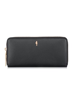 Duży czarny skórzany portfel damski ze sklepu OCHNIK w kategorii Portfele damskie - zdjęcie 172553539
