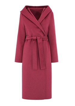 Długi malinowy płaszcz damski oversize ze sklepu OCHNIK w kategorii Płaszcze damskie - zdjęcie 172553595