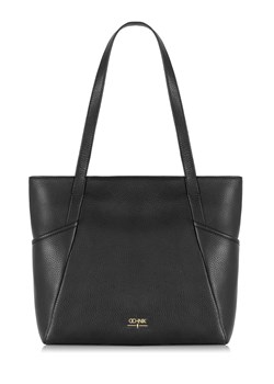 Czarna skórzana torebka shopper ze sklepu OCHNIK w kategorii Torby Shopper bag - zdjęcie 172554025