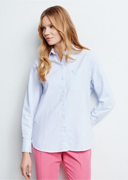Błękitna koszula w paski damska ze sklepu OCHNIK w kategorii Koszule damskie - zdjęcie 172554228