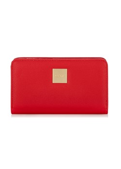 Czerwony portfel damski z logo ze sklepu OCHNIK w kategorii Portfele damskie - zdjęcie 172555939
