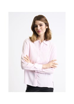 Różowa koszula damska ze sklepu OCHNIK w kategorii Koszule damskie - zdjęcie 172556796