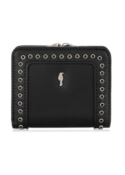 Czarny mały portfel damski z nitami ze sklepu OCHNIK w kategorii Portfele damskie - zdjęcie 172556805