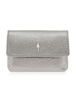 Mały srebrny skórzany portfel z łańcuszkiem ze sklepu OCHNIK w kategorii Portfele damskie - zdjęcie 172556807
