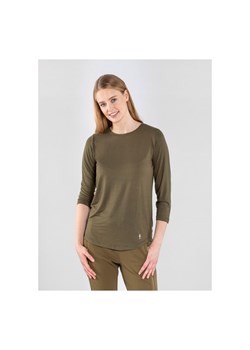 Luźna bluzka damska w kolorze khaki ze sklepu OCHNIK w kategorii Bluzki damskie - zdjęcie 172557159