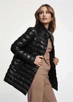 Czarna skórzana kurtka damska pikowana ze sklepu OCHNIK w kategorii Kurtki damskie - zdjęcie 172557436