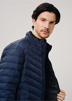Granatowa pikowana kurtka męska ze sklepu OCHNIK w kategorii Kurtki męskie - zdjęcie 172557927