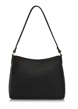 Skórzana czarna torebka hobo damska ze sklepu OCHNIK w kategorii Torebki hobo - zdjęcie 172558238