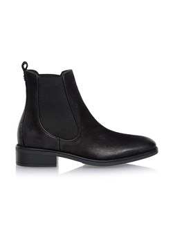 Czarne skórzane buty damskie ze sklepu OCHNIK w kategorii Botki - zdjęcie 172558709