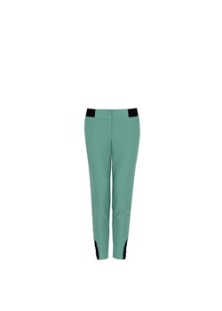 Szmaragdowe spodnie damskie ze sklepu OCHNIK w kategorii Spodnie damskie - zdjęcie 172558975