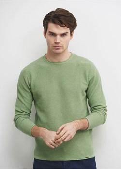 Zielony sweter męski basic ze sklepu OCHNIK w kategorii Swetry męskie - zdjęcie 172559239