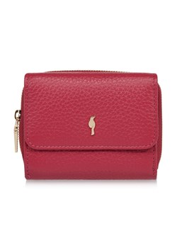 Różowy skórzany portfel damski z ochroną RFID ze sklepu OCHNIK w kategorii Portfele damskie - zdjęcie 172559259