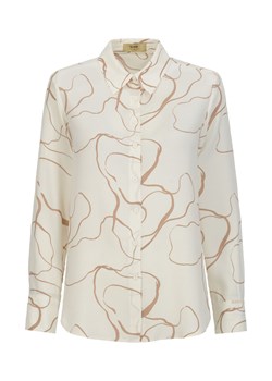 Wzorzysta kremowa koszula damska ze sklepu OCHNIK w kategorii Koszule damskie - zdjęcie 172560806