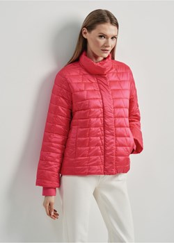 Pikowana różowa ocieplana kurtka damska ze sklepu OCHNIK w kategorii Kurtki damskie - zdjęcie 172561097
