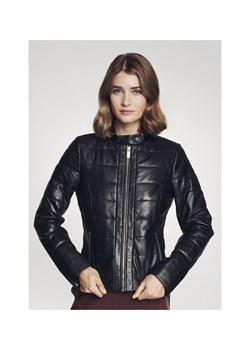 Skórzana kurtka damska w czarnym kolorze ze sklepu OCHNIK w kategorii Kurtki damskie - zdjęcie 172562348