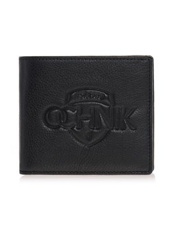 Skórzany portfel męski z tłoczeniem ze sklepu OCHNIK w kategorii Portfele męskie - zdjęcie 172562656