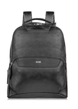 Duży czarny skórzany plecak męski ze sklepu OCHNIK w kategorii Plecaki - zdjęcie 172563027
