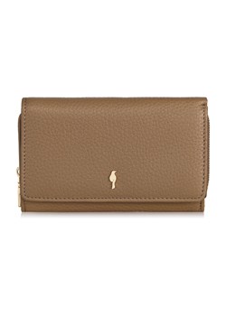 Duży beżowy skórzany portfel damski ze sklepu OCHNIK w kategorii Portfele damskie - zdjęcie 172563057