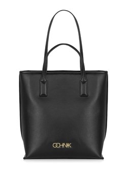 Czarna torebka shopper damska ze sklepu OCHNIK w kategorii Torby Shopper bag - zdjęcie 172563215