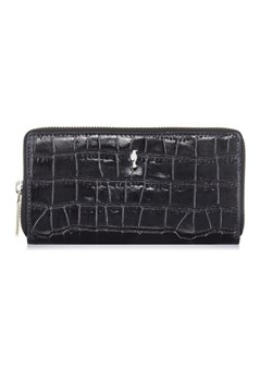 Skórzany portfel damski croco ze sklepu OCHNIK w kategorii Portfele damskie - zdjęcie 172563255