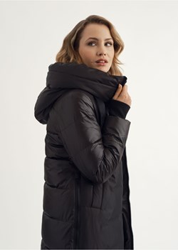 Czarna kurtka zimowa damska z kapturem ze sklepu OCHNIK w kategorii Kurtki damskie - zdjęcie 172563666