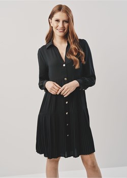 Czarna sukienka koszulowa ze sklepu OCHNIK w kategorii Sukienki - zdjęcie 172563926