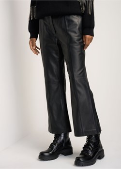 Szerokie spodnie skórzane damskie ze sklepu OCHNIK w kategorii Spodnie damskie - zdjęcie 172564568