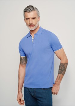 Niebieska koszulka polo męska ze sklepu OCHNIK w kategorii T-shirty męskie - zdjęcie 172564847