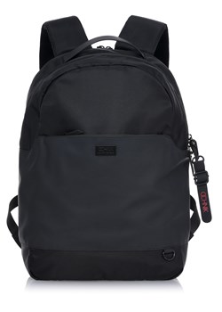 Dwukomorowy czarny plecak męski ze sklepu OCHNIK w kategorii Plecaki - zdjęcie 172565258