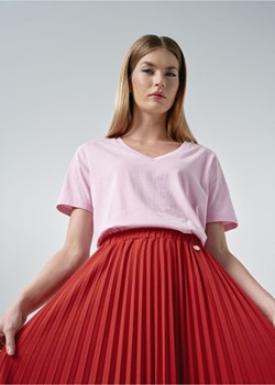 Długa czerwona plisowana spódnica ze sklepu OCHNIK w kategorii Spódnice - zdjęcie 172565387
