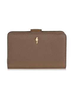 Skórzany beżowy portfel damski ze sklepu OCHNIK w kategorii Portfele damskie - zdjęcie 172565859