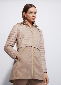 Beżowa kurtka damska z kapturem ze sklepu OCHNIK w kategorii Kurtki damskie - zdjęcie 172566085