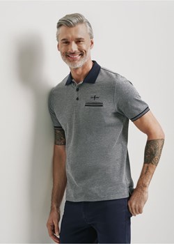 Granatowa koszulka polo męska ze sklepu OCHNIK w kategorii T-shirty męskie - zdjęcie 172566386