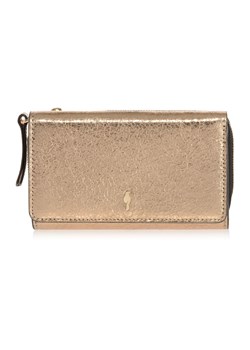 Złoty skórzany portfel damski ze sklepu OCHNIK w kategorii Portfele damskie - zdjęcie 172566455
