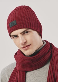 Bordowa czapka zimowa męska ze sklepu OCHNIK w kategorii Czapki zimowe męskie - zdjęcie 172566458