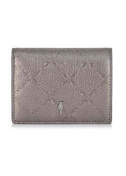 Mały srebrny skórzany portfel damski ze sklepu OCHNIK w kategorii Portfele damskie - zdjęcie 172566695