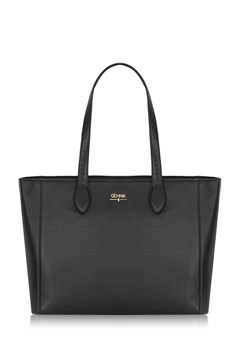 Duża czarna torebka skórzana damska ze sklepu OCHNIK w kategorii Torby Shopper bag - zdjęcie 172567015