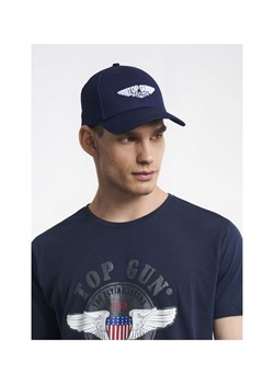Granatowa czapka z daszkiem TOP GUN ze sklepu OCHNIK w kategorii Czapki z daszkiem męskie - zdjęcie 172567205