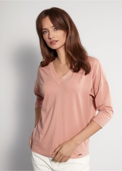 Różowa bluzka damska ze sklepu OCHNIK w kategorii Bluzki damskie - zdjęcie 172567998