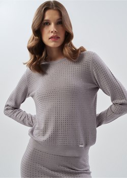 Sweter damski szary ze sklepu OCHNIK w kategorii Swetry damskie - zdjęcie 172568435
