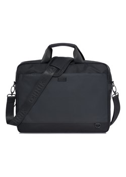 Czarna teczka męska z kieszenią na laptop ze sklepu OCHNIK w kategorii Torby na laptopa - zdjęcie 172569125