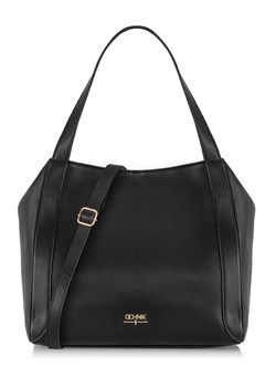 Czarna torebka damska ze skóry naturalnej ze sklepu OCHNIK w kategorii Torby Shopper bag - zdjęcie 172569349