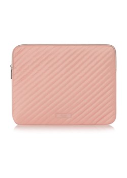 Różowa teczka damska z pikowaniem ze sklepu OCHNIK w kategorii Torby na laptopa - zdjęcie 172570045