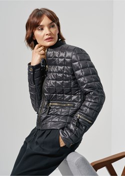 Czarna kurtka pikowana ocieplana damska ze sklepu OCHNIK w kategorii Kurtki damskie - zdjęcie 172570155