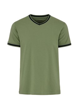 Zielono-czarny T-shirt męski ze sklepu OCHNIK w kategorii T-shirty męskie - zdjęcie 172570238