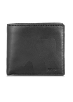 Skórzany portfel męski wzór moro ze sklepu OCHNIK w kategorii Portfele męskie - zdjęcie 172570597