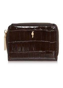 Mały brązowy portfel damski croco ze sklepu OCHNIK w kategorii Portfele damskie - zdjęcie 172570795