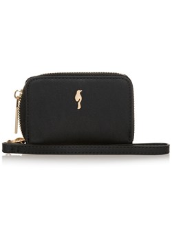 Mały czarny portfel damski z paskiem ze sklepu OCHNIK w kategorii Portfele damskie - zdjęcie 172570898