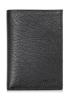 Skórzany groszkowany portfel męski ze sklepu OCHNIK w kategorii Portfele męskie - zdjęcie 172572027